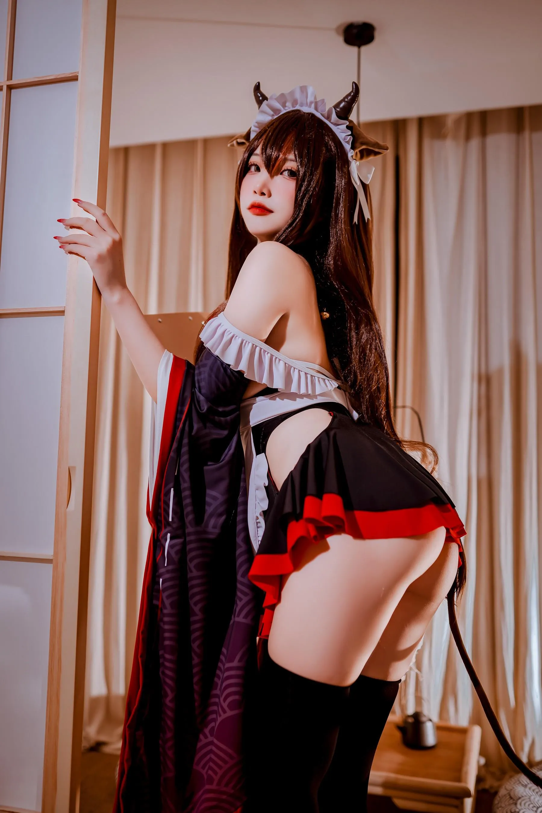 二佐Nisa – NO.148 碧蓝樫野女仆 [34P]插图6